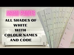 Asian Paints Shade Card With Names And