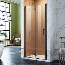 H Bifold Pivot Shower Door Frameless