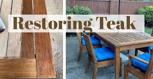 Refinishing Teak Furniture Anyone Can