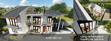 House Plans In Sri Lanka Two Story 3d