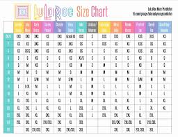 60 Paradigmatic Lularoe Lucy Size Chart