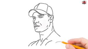 Please draw pencil john cena. How To Draw John Cena Step By Step Easy For Beginners Kids Simple John Cena Drawing Tutorial Youtube