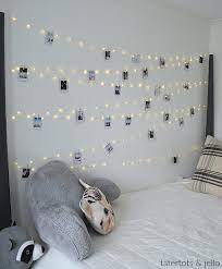 Tween Teen Fairy Light Photo Wall