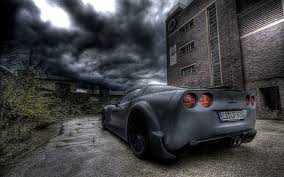 hd wallpaper chevy corvette parked in