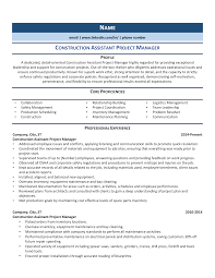 Livecareer provides examples with the best format, template and keyword options. Construction Assistant Project Manager Resume Example Guide 2021