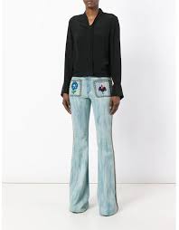 Gucci Studded Flared Runway Jeans In 2019 Gucci Jeans