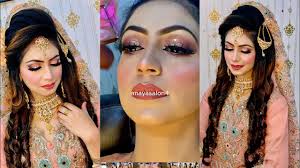 beautiful walima bride makeup by faiza