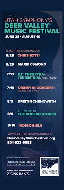 2019 Deer Valley Music Festival Lice Concerts In Park City