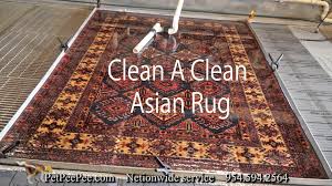 dog skin smells in a wool silk rug carpet