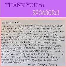 thank you notes to sponsors lupus