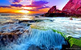 This operating system is widely used and become the most famous operating system. Beautiful Scene Of Earth Ocean Wallpaper Windows 10 Wallpapers Ocean Wallpaper Waterfall Wallpaper Wallpaper Windows 10