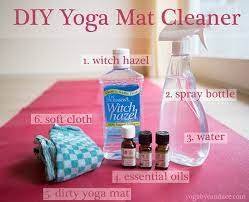 how to make a yoga mat cleaner