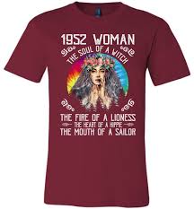 1952 hippie birthday idea shirt 1952