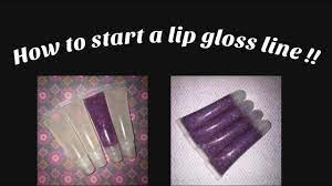 how to start your own lip gloss line