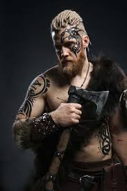 did viking face paint exist the