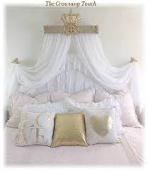 Bed Crown Canopy Teester Queen King Bed