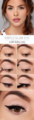 simple glam eye makeup tutorial