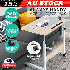 They tilt to allow you to choose your ideal angle for typing. Mobile Laptop Desk Computer Table Stand Adjustable Bed Portable Bedside Office Ebay