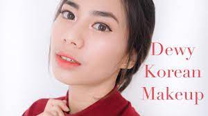 dewy look korean makeup tutorial