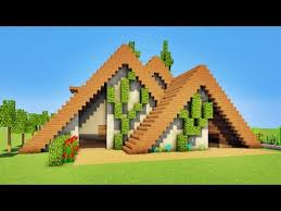 minecraft tuto maison moderne en bois
