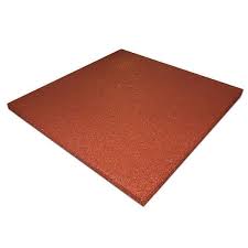 Rubber Tiles Red Recycled Rubber