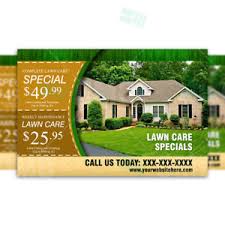 Lawn Care Special Deals Postcard Landscaping Promo Cards 500 Ebay