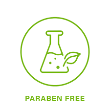 paraben chemical free green circle