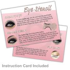 eyeliner stencil eyeshadow guide