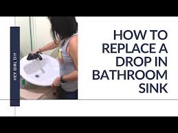How To Replace A Drop In Bathroom Sink