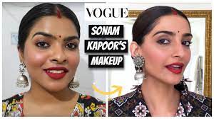 i followed vogue sonam kapoor s makeup