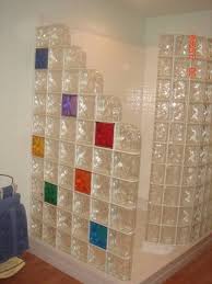 Double End Glass Block Wall Designs