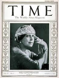 TIME Magazine Cover: Queen Marie - Aug. 4, 1924 - Queen Mary - Royalty -  Germany