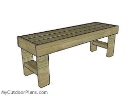 Easy To Build Bench Plans Myoutdoorplans