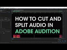 split audio on adobe audition