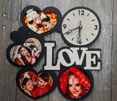 Wall Clock With Photo Frame