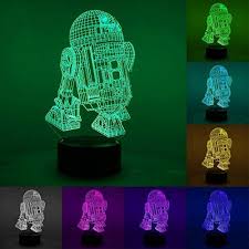 New Hiya 3d Illusion Star Wars Night Light Three Pattern And 7 Color His Perfect Gifts