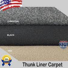 backed automotive trunk liner carpet