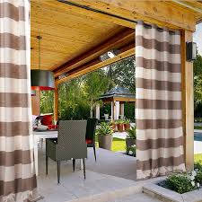 Plaid Gingham Check Outdoor Curtains