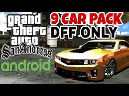 The following tools and scripts can be used to import & export (edit) these model files. Gta Sa Android 9 Cars Pack Dff Only No Txd Youtube