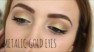 simple gold eyes colour pop tutorial