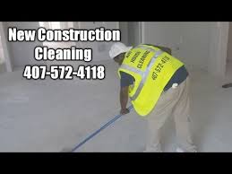 debris removal clean concrete floor