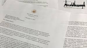 How long does it take for a letter to get to the president of the united states comments for the global politics russia news now as stated 1 term is 4 years from lh6.googleusercontent.com how universities handle decisions and what it means for you. Trump Letter To Nancy Pelosi The 30 Most Blistering Lines From The President S Unhinged Letter Cnn Politics