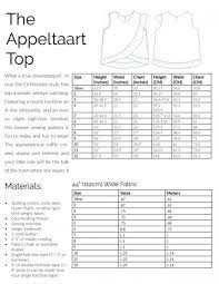 The Appeltaart Top Girls Pdf Sewing Pattern