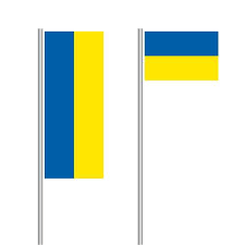 Einzigartig sind viele aber nicht wirklich. Ukraine Fahne Mr Design Flaggendruckerei