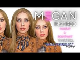 m3gan makeup bodypaint tutorial