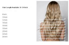 Hair Extensions Length Guide Hair Extensions Remy Hair