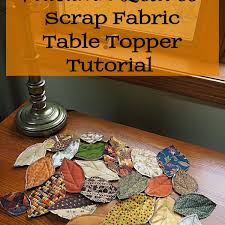 make a unique fall table runner