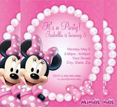 33 Minnie Mouse Birthday Invitation Templates Psd Word