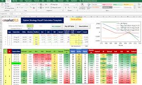 option profit calculator excel marketxls