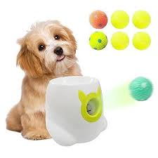 mksy automatic dog ball launcher with 6